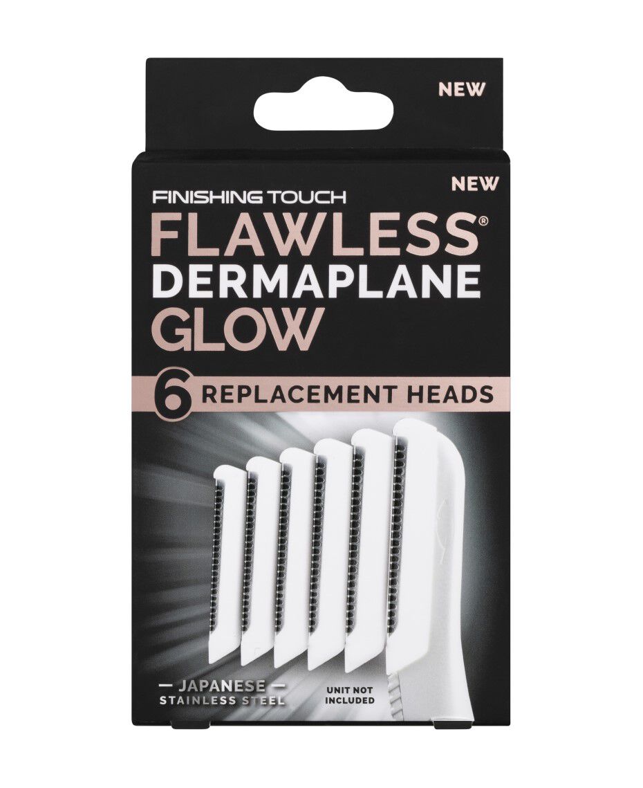 Finishing Touch Flawless Dermaplane Glow Replacement Heads 6pk