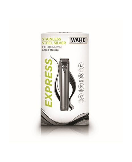 Lithium-ion Express Stainless Steel Beard Trimmer - Silver