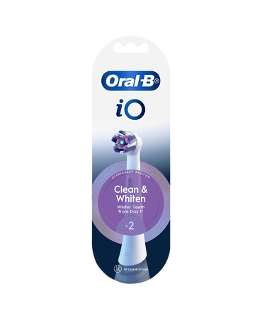 iO Clean & Whiten Brush Head Refills 2 Pack - White