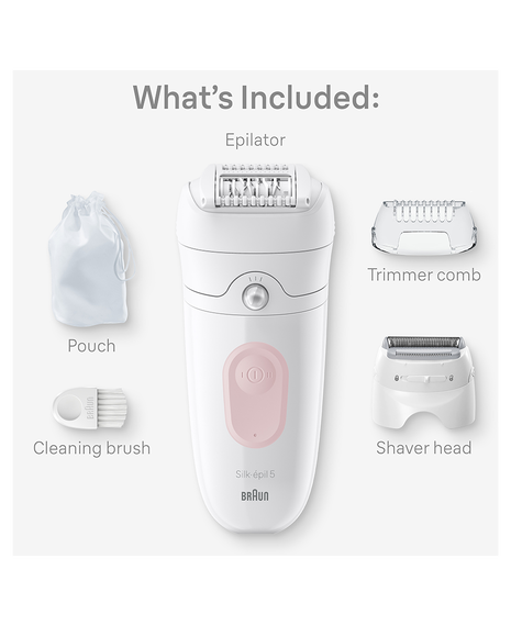 Silk-épil 5 Epilator with 3 Extras