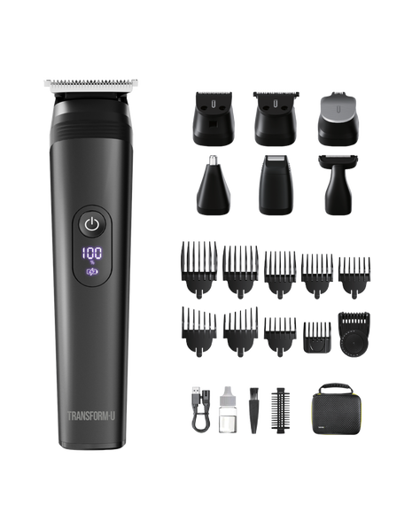 Stainless Steel sUper-close+ Trimmer - Black