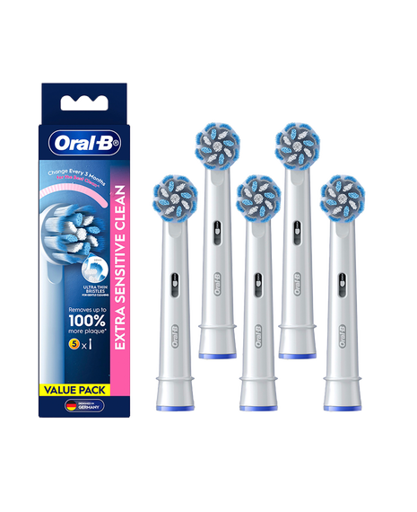 Extra Sensitive Clean Brush Head Refills 5 Pack