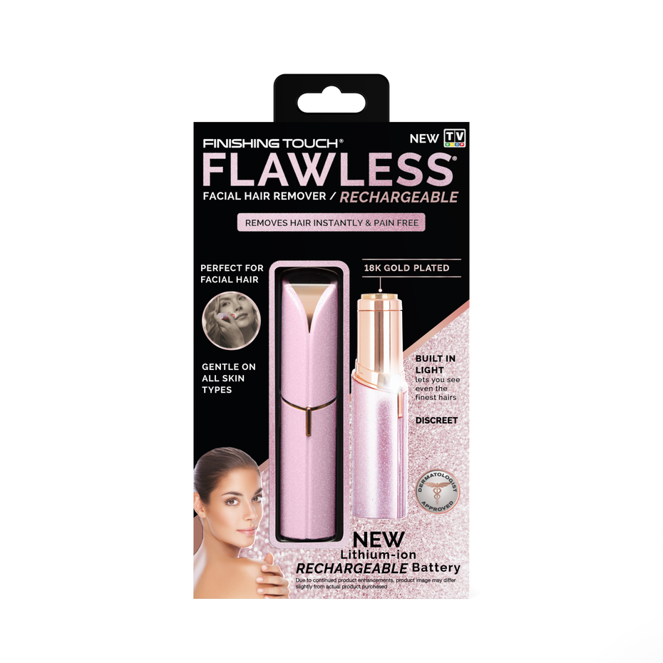Finishing Touch Flawless | Deluxe Facial Hair Remover - Glitter Blush ...