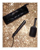 gold professional hair straightener gift set - limited edition