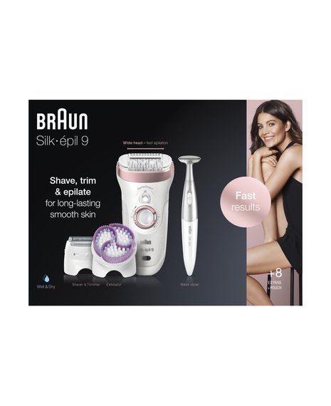 Silk-&eacute;pil 9 SkinSpa Wet & Dry Epilator
