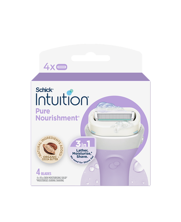 Intuition Pure Nourishment Blade Refills 4 Pack