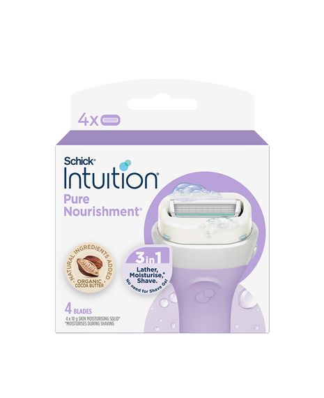 Intuition Pure Nourishment Blade Refills 4 Pack