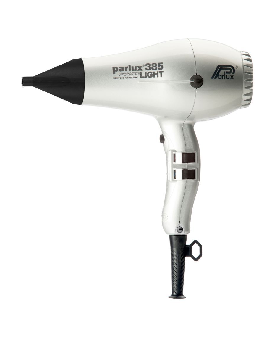 Parlux 385 Powerlight Ceramic & Ionic Hair Dryer 2150W Silver
