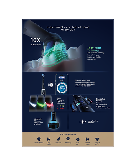 iO9 Electric Toothbrush with Travel Case