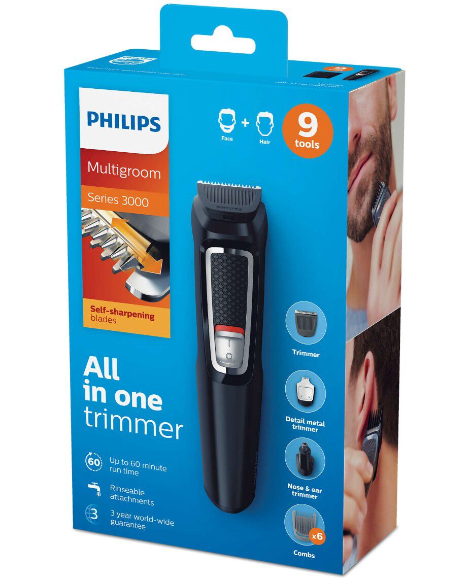 philips series 3000 head and face hair clipper