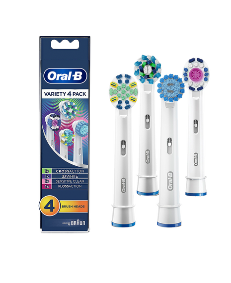 Variety Brush Head Refills 4 Pack