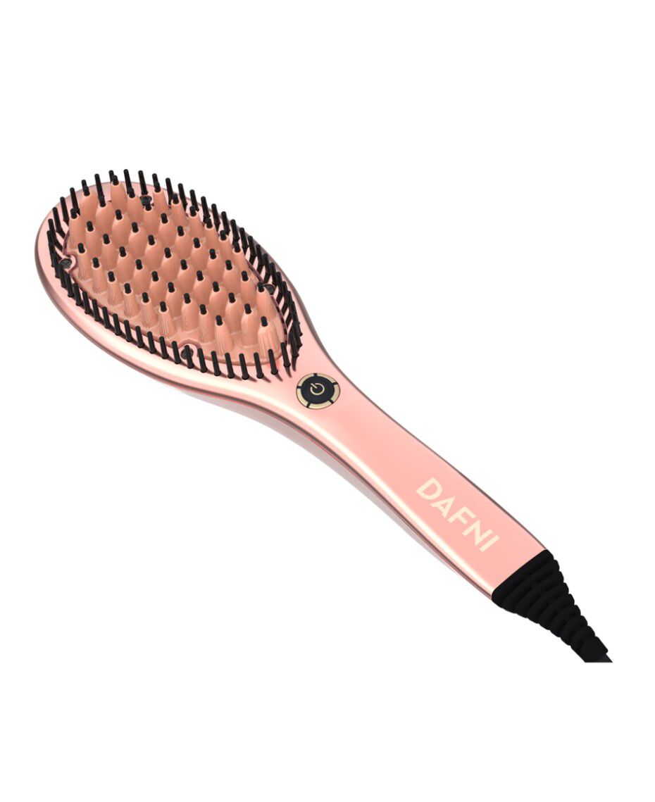 Dafni | Dafni Rose Gold Limited Edition Straightening Brush | Shaver Shop