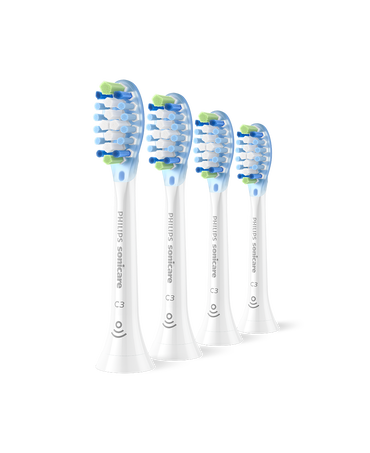 Sonicare C3 Premium Plaque Defence Brush Head Refills 4 Pack - White