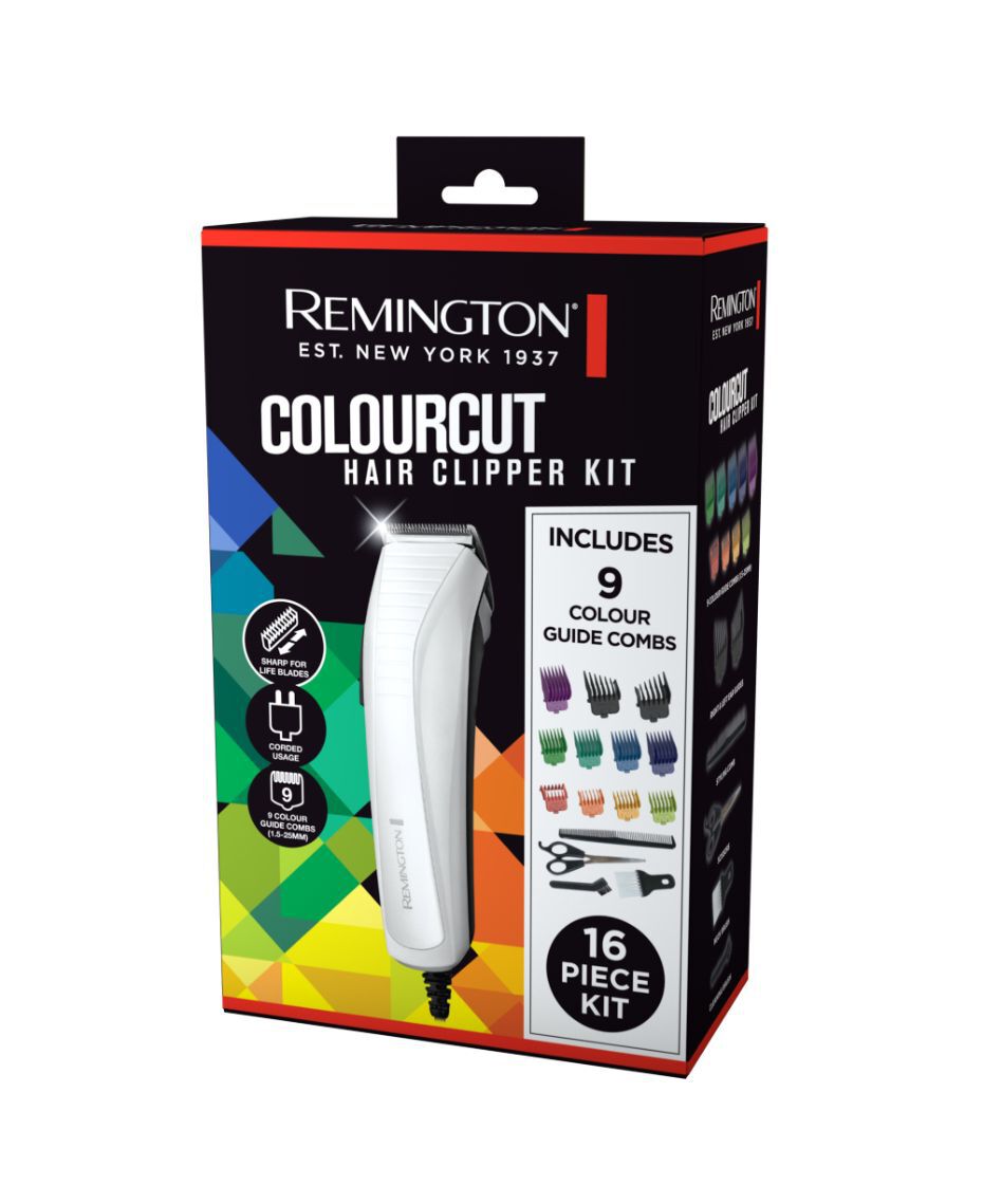 remington colour cut hair clippers