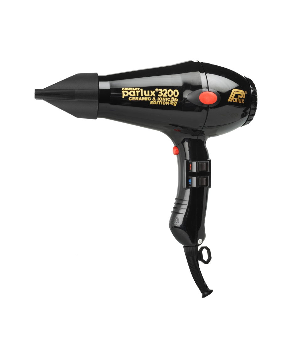 Parlux 3200 Ceramic and Ionic Hair Dryer 1900W Black Shaver Shop