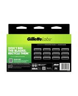 GilletteLabs with Exfoliating Bar Replacement Blade Refills 12 Pack