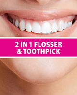 SupaGRIP Twin Floss Picks 20 Pack - Mint