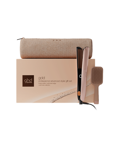 Gold Hair Straightener in Cashmere Beige - Limited Edition