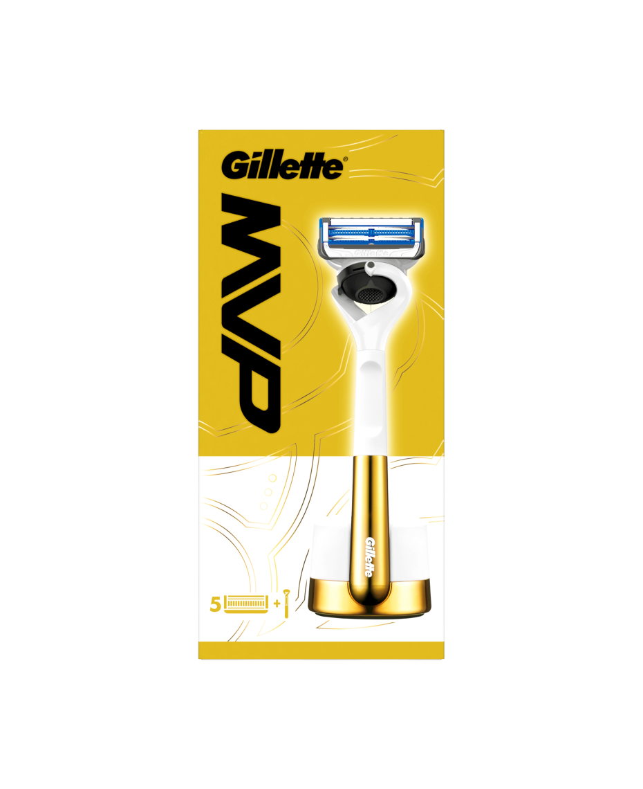 Gillette MVP Skinguard Razor + 5 Refills