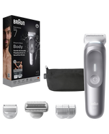 Series 7 Waterproof Body Groomer with 6 Grooming Tools & Accessories