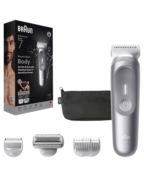Series 7 Waterproof Body Groomer with 6 Grooming Tools & Accessories