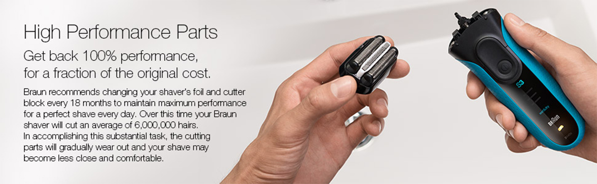 BRAUN SERIES 3 (30B) FOIL AND CUTTER