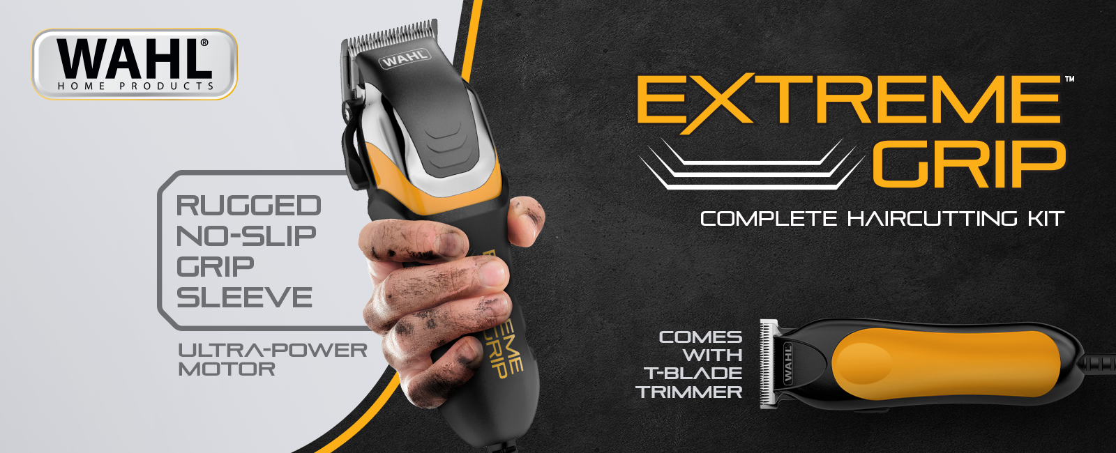 wahl extreme grip clipper kit