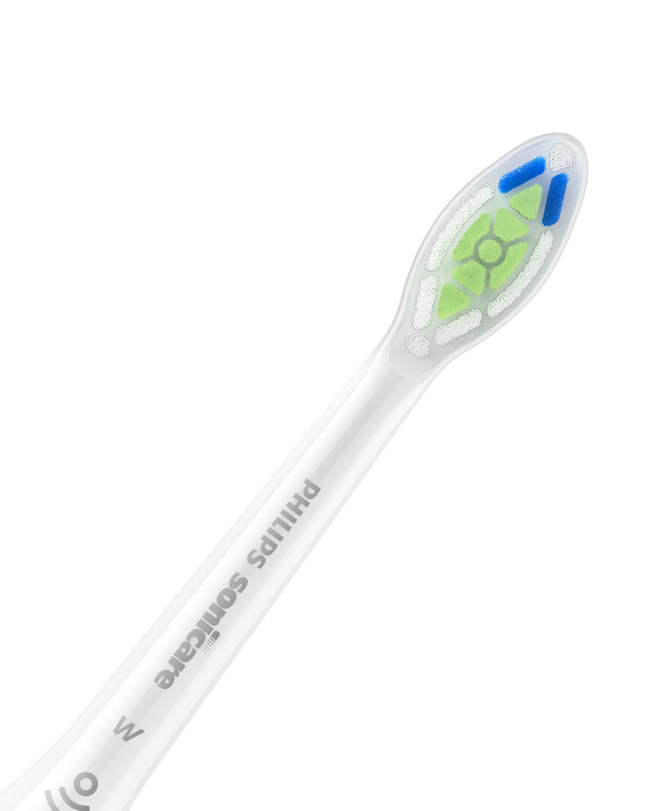 Sonicare W2 Optimal White Brush Head Refills 6 Pack - White