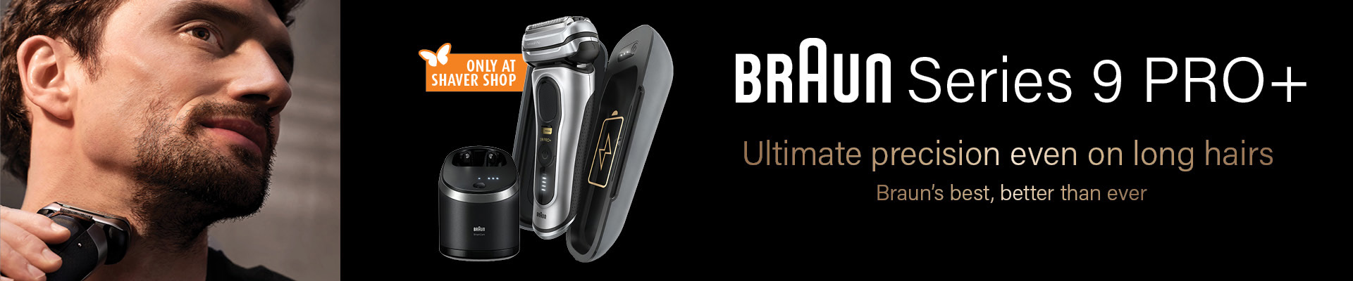 Braun Series 9 PRO+ Electric Shaver - Available Only at Shaver Shop 