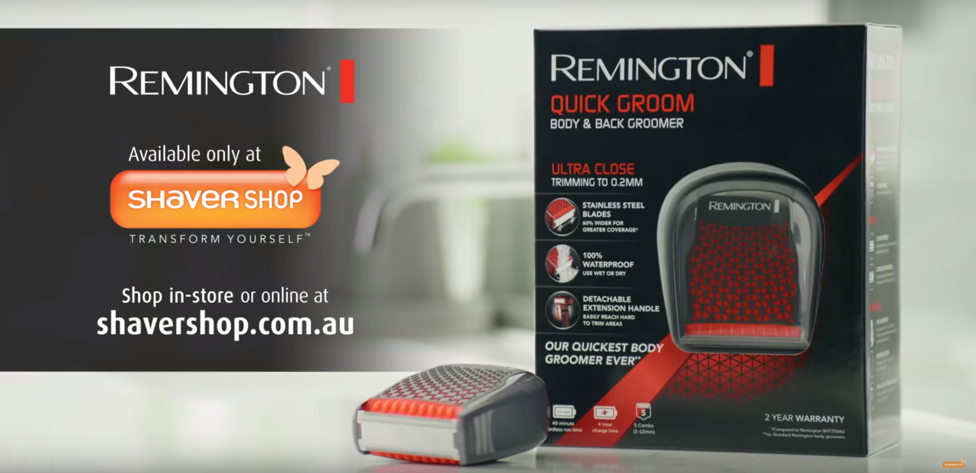 remington quick groom body groomer